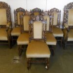CA: Beautiful set of Huntingstyle chairs with birds