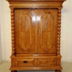 CA 121 - Oak Barley Twist Armoire