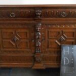 22DG53- Oak Carved Renaissance Cabinet