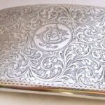Hallmarked Silver Cigarette case E31