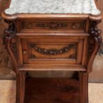 -23DG29 Beautiful Louis XV Walnut stand/ Nightstand