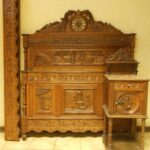 HG1 - Exquisite Breton Bed and Nightstand