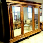 HG2 - Exquisite Italian Burl Walnut Bedroom Set