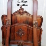 19DG8- French Rosewood Louis XV bed