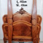 17DG1 French Walnut Louis XVI bed