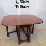 BR4- Oak Drop Leave Table