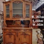21DG57a - Louis XV Oak Cabinet/ Display cabinet