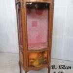 CA1 - French Louis XV Style Vernis Martin Curio cabinet