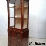4BR26 Edwardian Mahogany Disply cabinet